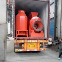 internal combustional style dryer machine for sawdust